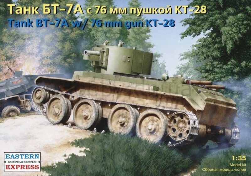 35114 Tank BT-7A w/ 76 mm KT-28 gun Image