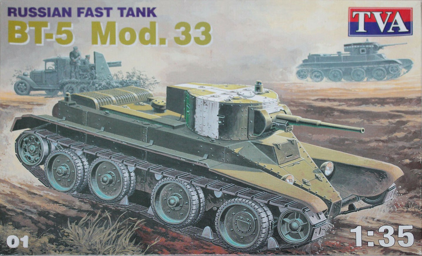 01 Russian Fast Tank BT-5 Mod.33 Image