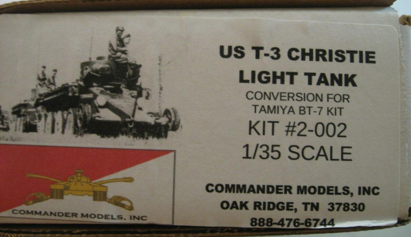2-002 US T-3 Christie Light Tank Image